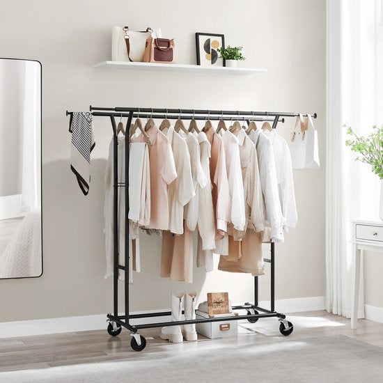 O'DADDY - Kleiderständer - auf Rollen - Metall - Schwarz