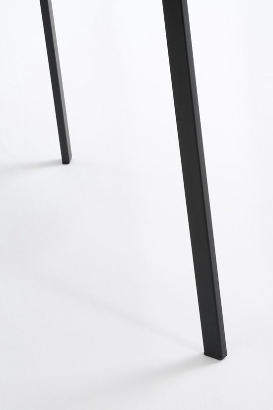 Mica Decorations Seatle Outdoor Beistelltisch - H38 x Ø58 cm - Metall - Schwarz