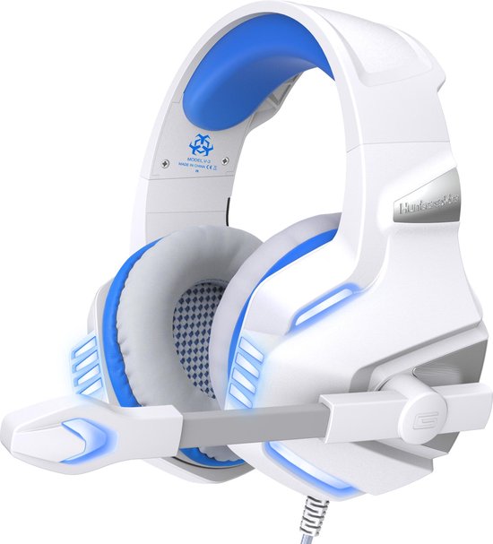 Hunterspider – Gaming-Headset – Multiplattform – Weiß-Blau