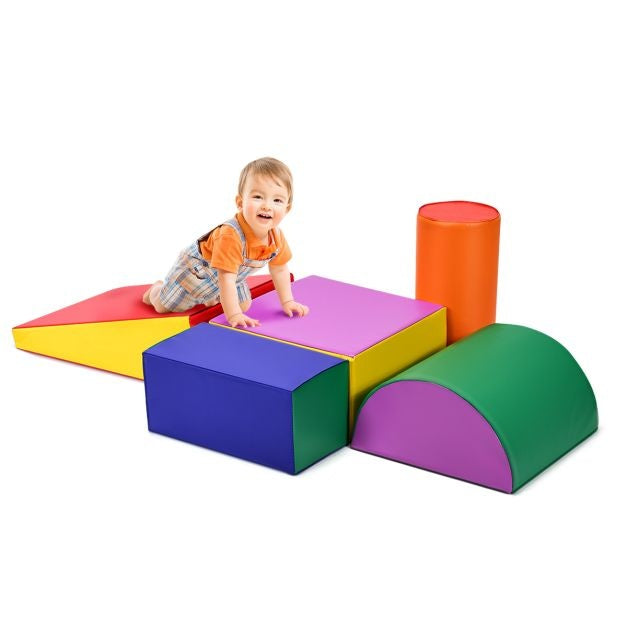 Coast Crawl and Climb Foam Play Set Colourful Fun Foam Play Set 5-teilig Lightweight Interactive Set Colourful