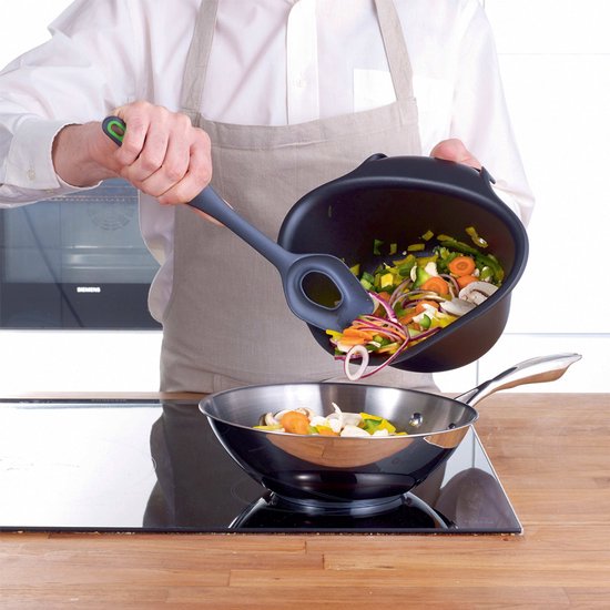 Tupperware Chop Collector – Mülleimer für die Küche – kleiner Abfallbehälter – Kompost – kleiner Tischmülleimer – schwarz