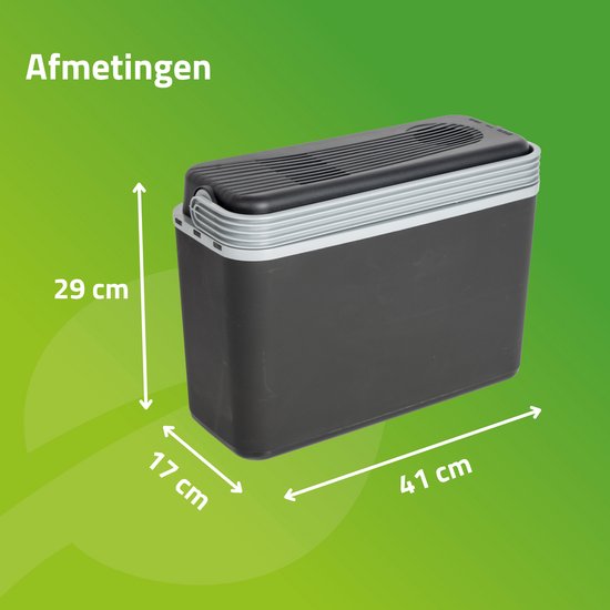Bo-Camp - Autokühlbox - Arktis - Grau - Polyethylen - 12 Volt - 12 Liter