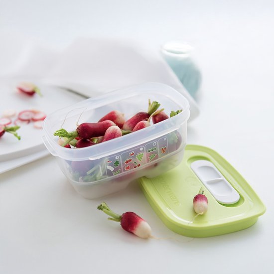 Tupperware FridgeSmart Frischhaltebox 0,38 l – Belüftung/Schiebedeckel – Multi