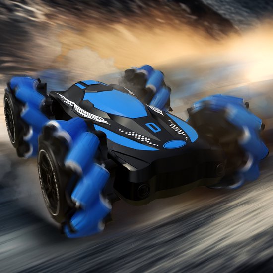 NAPI Controlled Car - RC Stunt Car mit 2 Batterien - Spielzeugauto für Jungen - Outdoor-Spielzeug - Rennwagen - Outdoor-Spielzeugauto - Radiographic - Slidestorm