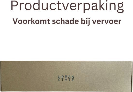 Urban State Wandgarderobe - Garderobenständer hängend - Eschenholz - 8 Haken - Piano Garderobe - Garderobenständer - handgefertigt