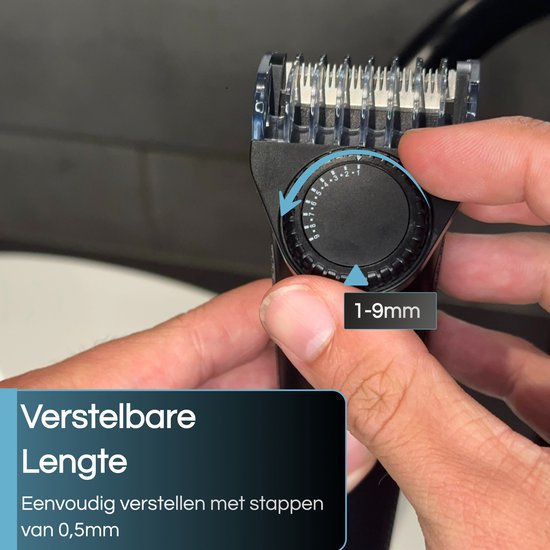Wellshave 5 in 1 Barttrimmer Männer - Trimmer Bart und Körper - Bodytrimmer Männer - Bodygroomer Männer