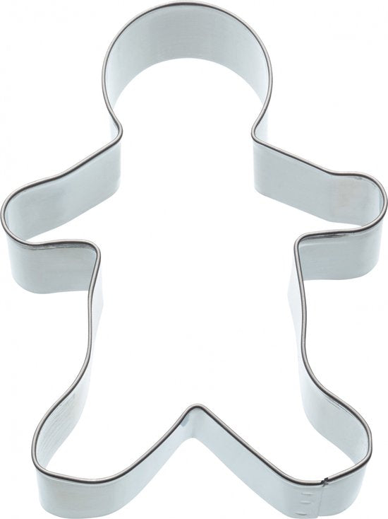 Kitchencraft Lebkuchenausstecher 10 cm Edelstahl Silber