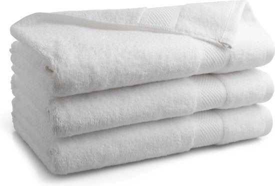 Baumwollhandtuch - 3 Stück - 70x140 - weiß