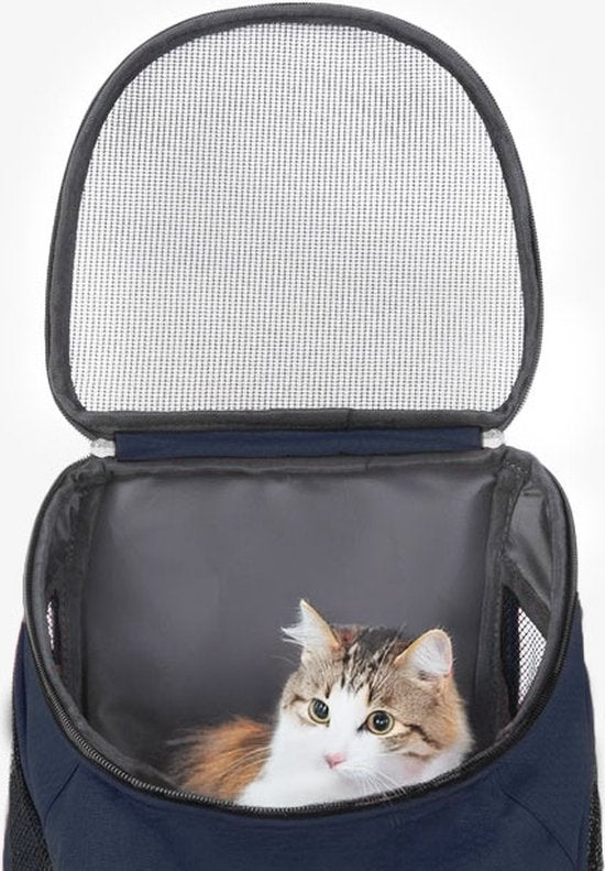 Ceruzo Hunde-Rucksack - Katzen-Rucksack - Max 10 kg- Reisetasche-Tasche -26x33x40cm - Anthrazit