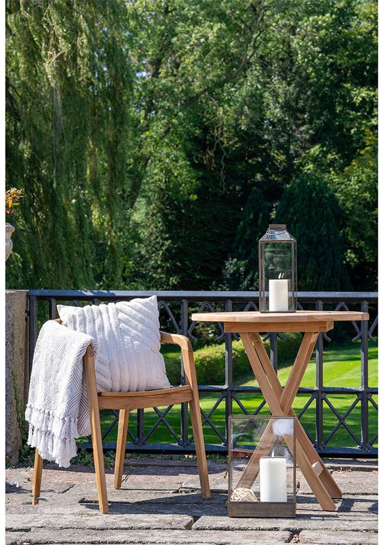 House Nordic Dining Chair Otero - Teak - Skandinavisches Design - Mit Armlehnen - Natürlich - 1 Stück