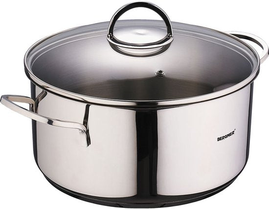 Bergner Classic Kochtopf - Edelstahl - Ø16 cm - 1,35L