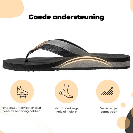 Comfeet Pantoffeln Männer - Sandalen - Schwarz - Größe 45