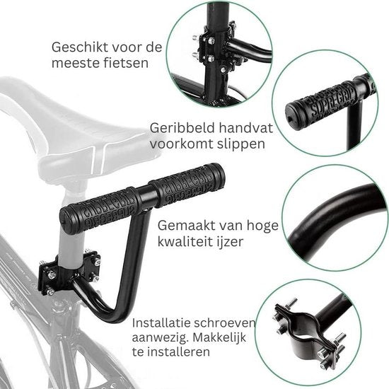 Fahrradsitz-Set - Fahrradsitz - Fahrradrücksitz - Gepäckträgerkissen