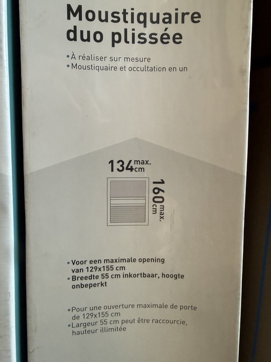 Livn Duoplisse Raamhor Plus 134 x 160 cm Weiß – Insektenschutz und Verdunkelung in einem für Dachfenster – Einfach auf Maß zuzuschneiden – Für eine maximale Öffnung von 129 x 160 cm