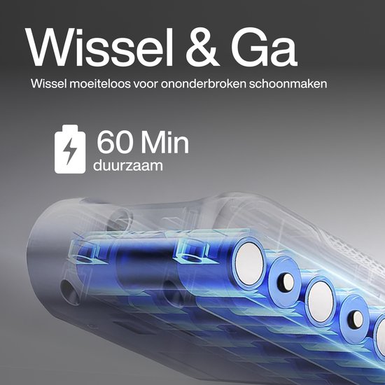 Samako - Lose Batterie - Geeignet für CleanDetect-Stabstaubsauger