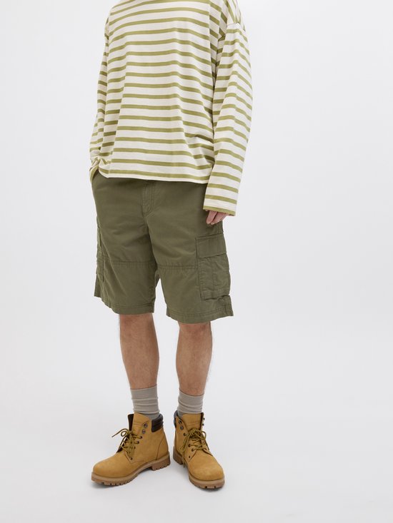 JACK&JONES - JWHZEUS CARGO SHORTS MID SN - Männer - Bermudashorts