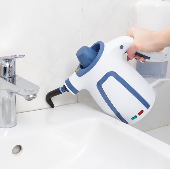Vitapur Handdampfreiniger - Dampfreiniger - Fleckenreiniger - Dampfreiniger für Polstermöbel - Reinigungsgerät - 900W - Weiß