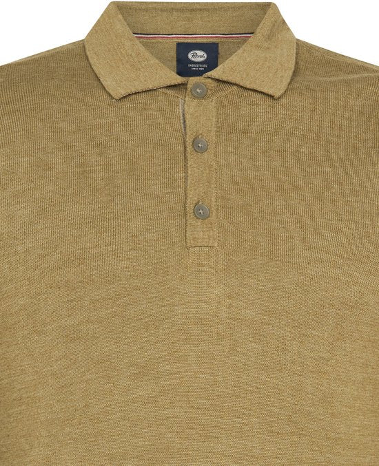PETROL INDUSTRIES – Herren-Strickpolo – M-3050-KWC204 – 7146 Tan