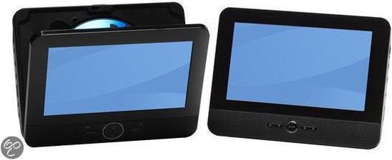 Denver Portable DVD Player Auto 2er Set - 7 Zoll - Inkl. Kopfstützenhalterung - Schwarz