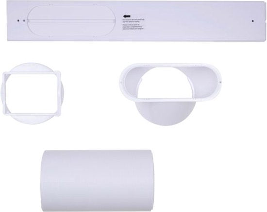 Lifetime Air Mobiles Klimagerät - Klimaanlage, Luftentfeuchter und Ventilator - Mit Ablassschlauch - 65dB - Bis zu 16m2 - Fernbedienung und Timer