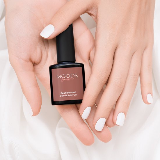 Moods Gellac BIAB - Builder in a Bottle - BIAB Nagelaufbau-Gel - The Nude - HEMA & TPO Frei
