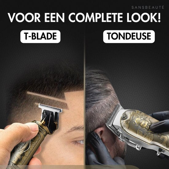 Professionelle kabellose 5-in-1 Haarschneidemaschine mit Folienrasierer - Sansbeauté - Haarschneider Herrenkopfhaar - Cheveux Haar - Haartrimmer - Friseur Haar Maschine - Haarschneider - Trimmer Bart - Barbe Haarschneider - Barbier Buddha Trimmer - Barbie