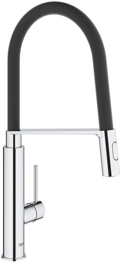 GROHE Viamo Schwarz, Chrom