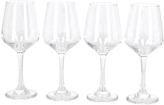 Daily Home 4er-Set Weingläser - 400ML Gläser für Weinliebhaber.