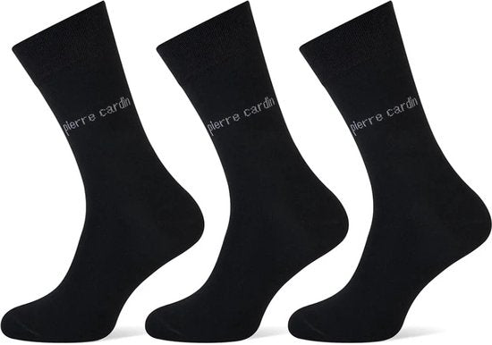 Pierre Cardin 3-Paar Herrensocken -Baumwolle - 42 - Grau