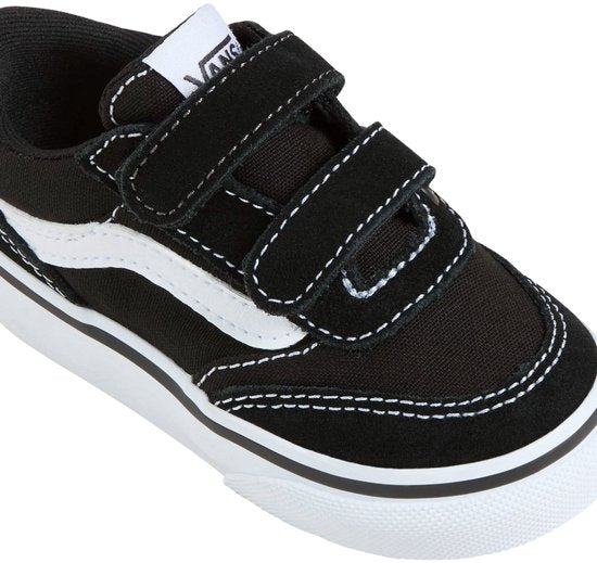 Vans Brooklyn LS V SUEDE/CANVAS SCHWARZ/WEISS Unisex-Sneaker – SCHWARZ/WEISS