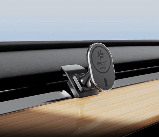 Celly MagSafe-Handyhalterung – Für Tesla Model X, Y, 3 und S – Befestigung an Lüftungsgitter/Monitor – um 360° drehbar