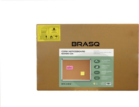 BRASQ Pinnwand Kork 60x90cm