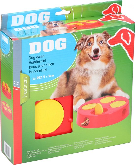 maxxpro Hundespiel 22,5 X 5 cm Polyester rot/gelb