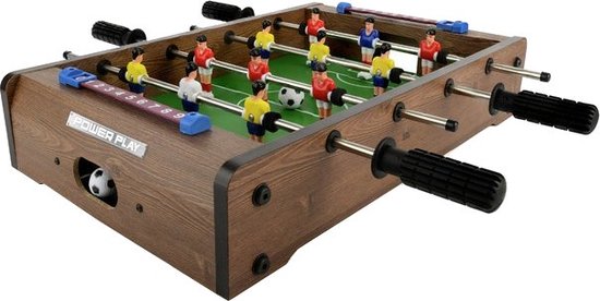 Tischfußballspiel - 68,58cm - Braun - 16-teilig - Tischfußball