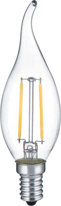 Trio leuchten - LED-Lampe - Kerzenlampe - Glühfaden - E14-Fassung - 2W - Warmweiß - 2700K - Transparent - Glas
