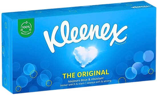 Kleenex Tissues Das Original - Für den täglichen Gebrauch - 72 pro Packung - Sparpackung - 12 Stück