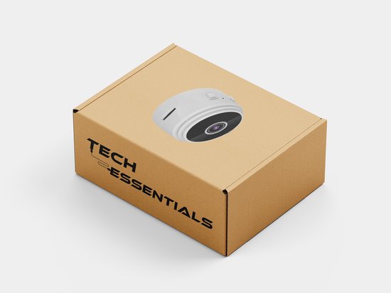 Tech Essentials Mini Hidden Spy Camera - 1080P - Mit WiFi APP - Micro Secret Security Camera - Indoor - Spy - Eavesdropping - Weiß