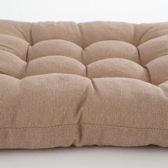 In The Mood Collection Paddy Stuhlkissen - L46 x B46 cm - Baumwolle - Beige