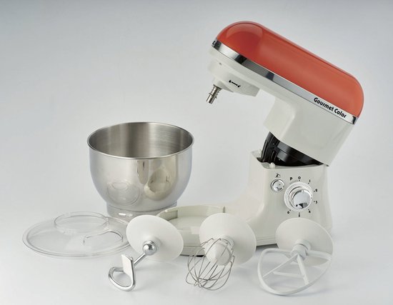 Ariete Gourmet Color 1000W 4l Orange, Weiß Küchenmaschine