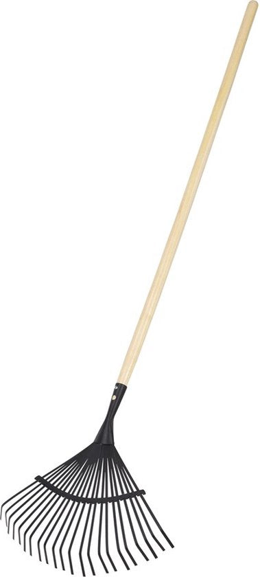 Laubrechen mit Holzstiel, 150 cm