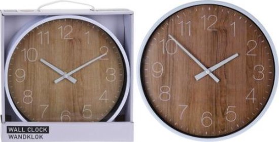 Wanduhr Bambus - 25 cm - Wanduhr - Zimmer