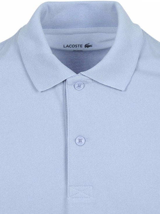 Lacoste Poloshirt, atmungsaktiv, hellblau – Größe L – Herren