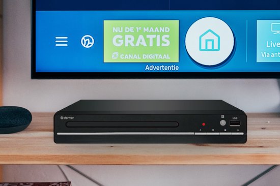 Denver DVD-Player mit HDMI - Unterstützt FULL HD - CD-Player - Dolby Digital Decoder - Koax / Scart / USB - DVH7787SMK2