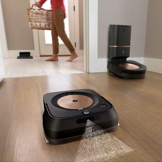iRobot Braava Jet M6 - Wischroboter - Schwarz - M6132 - Wischroboter - Mit App - Sprachassistent - Goole & Alexa - Smartmapping