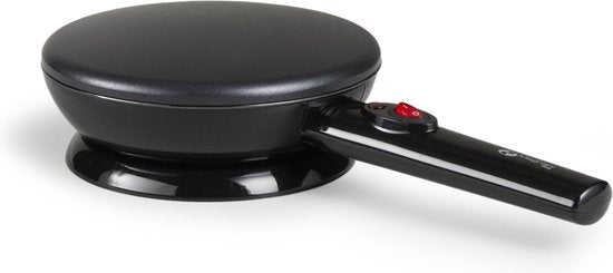 Magnani – Crêpes-Pfanne – Pfannkuchenpfanne – Antihaftbeschichtung – Inklusive Pfannenwender, Schneebesen und Teller – Pfannkuchenpfanne – Elektrisch – 800 W