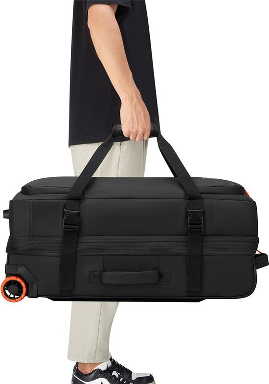 Jeep-Reisetasche mit Beschichtung, 72 cm, schwarz