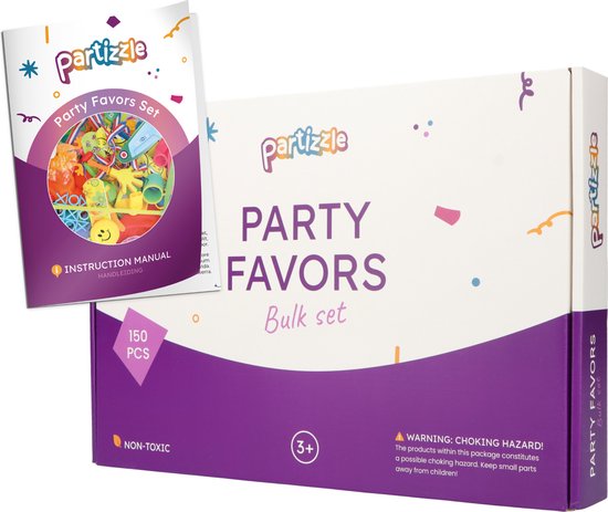 Partizzle 150x Treat Giveaway Gifts Pack - Zappelphilipp - Pinata Füllung - Zappelphilipp Box mit Spinner und Pop it Small Toys - Karneval Grabbelton Giveaway Gifts - Für Kinder