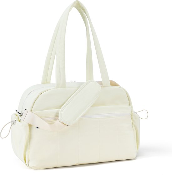 Skycases Weekend Bag - Persönlicher Gegenstand - Handgepäck für Ryanair und Transavia - Wasserdicht und geräumig - Intelligente Fächer - Ideal für Reisen und den täglichen Gebrauch - Beige
