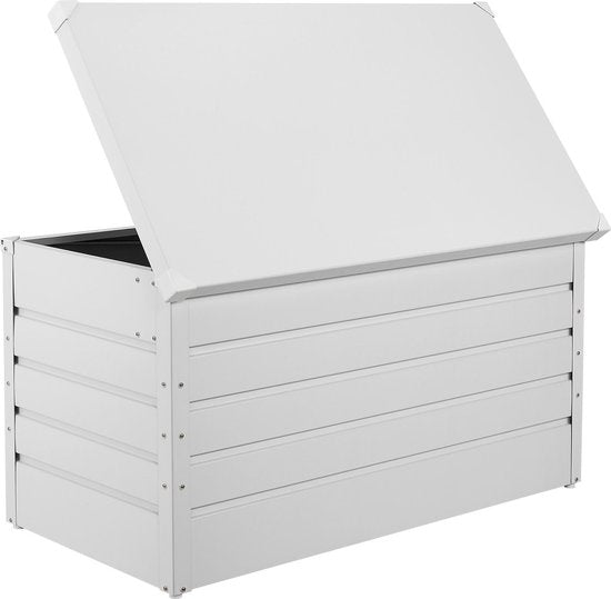 Metall-Lagerbox / Kissenbox Limani - 380 Liter - Weiß