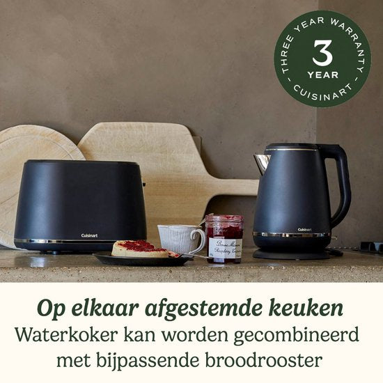 Cuisinart - Wasserkocher - Edelstahl - Wasserkocher 1.5L - Schwarz